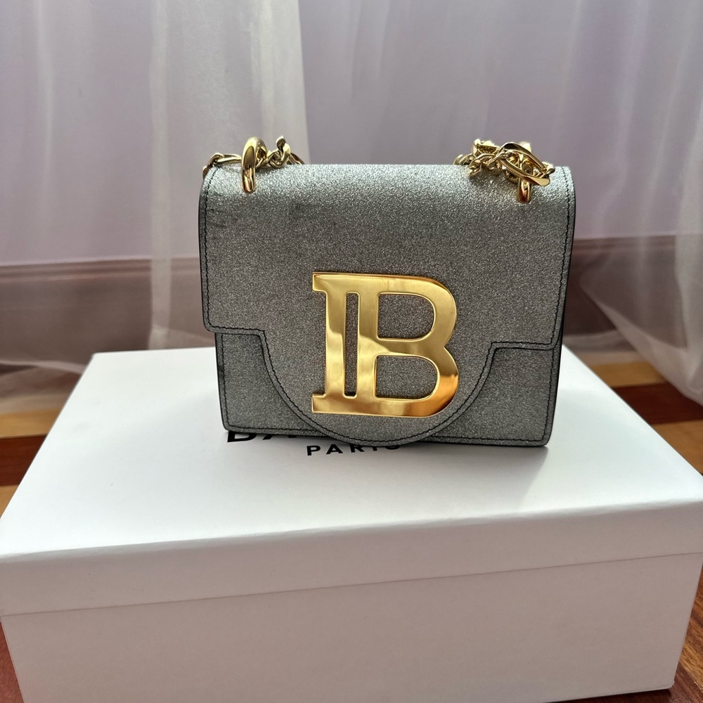 Balmain Sparkle and Gold Chain crossbody/ shoulder bag